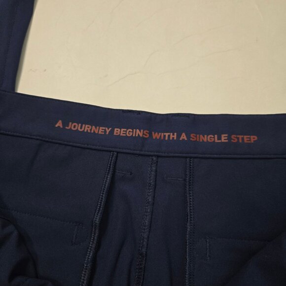 RHONE Men's Size 33 Commuter The Original Elevated Performance Slim Pants Navy - Picture 7 of 14